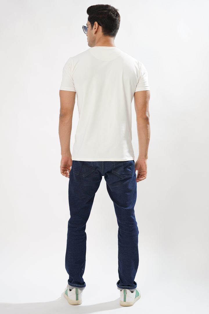 Bright White Organic Cotton T-Shirt for men, photo 5
