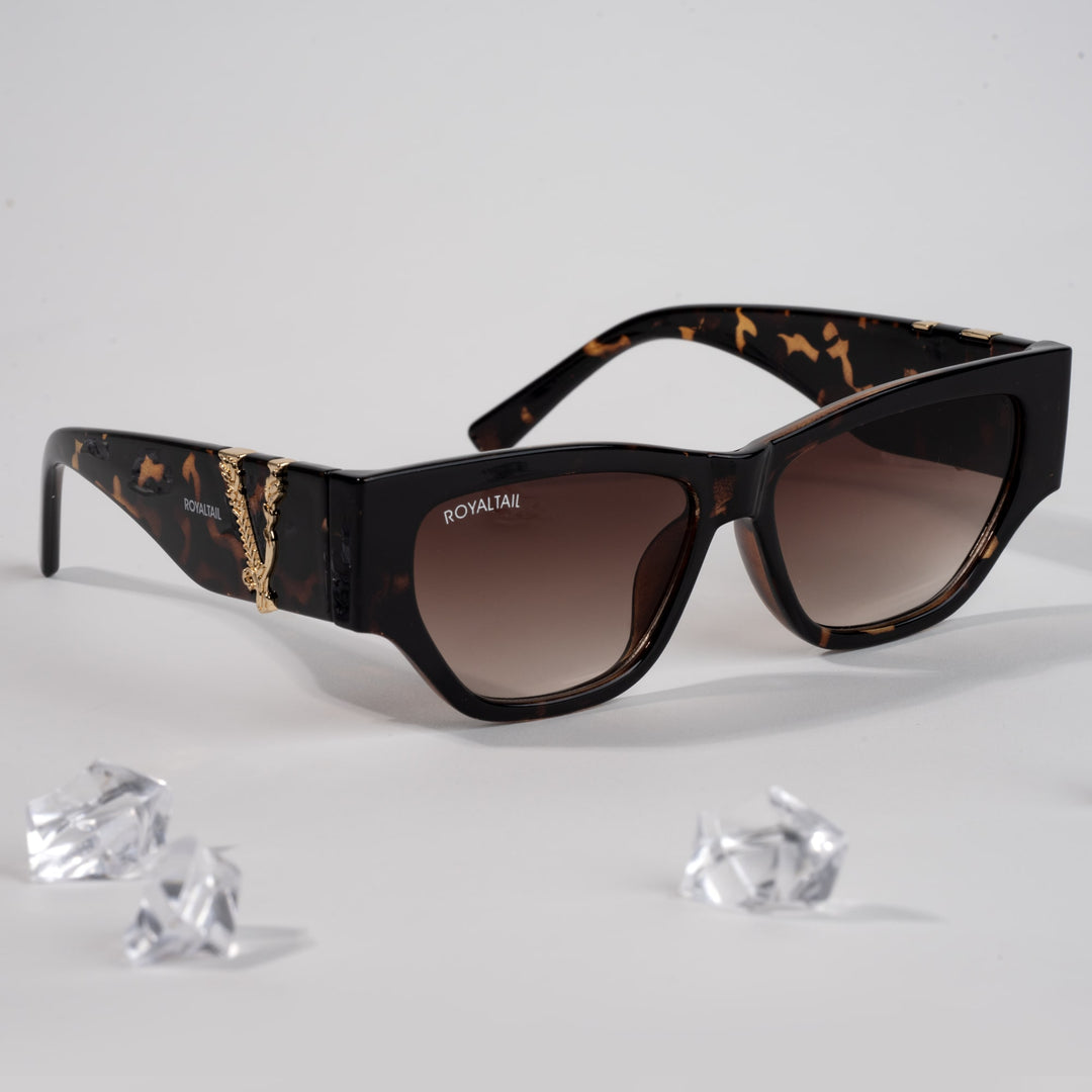 Brown cat-eye sunglasses with brown lenses – ROYALTAIL