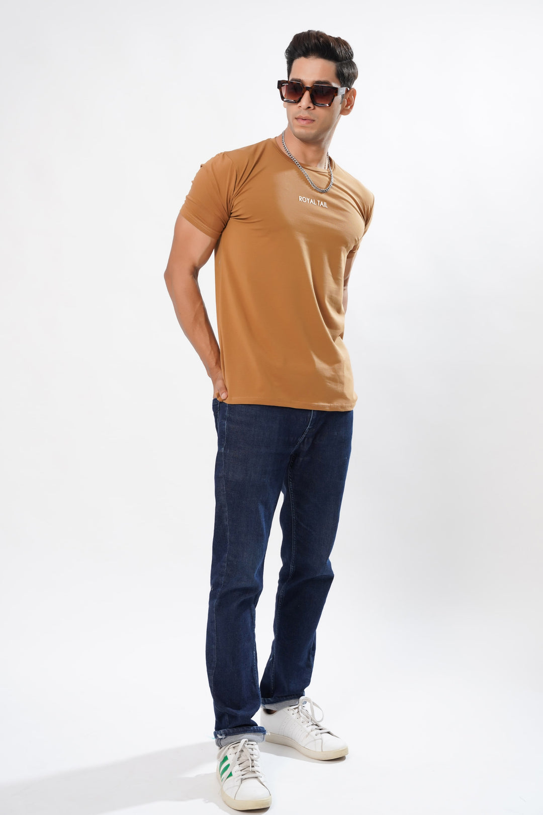 Brown Panda Graphic Organic Cotton T-Shirt for men, photo 5