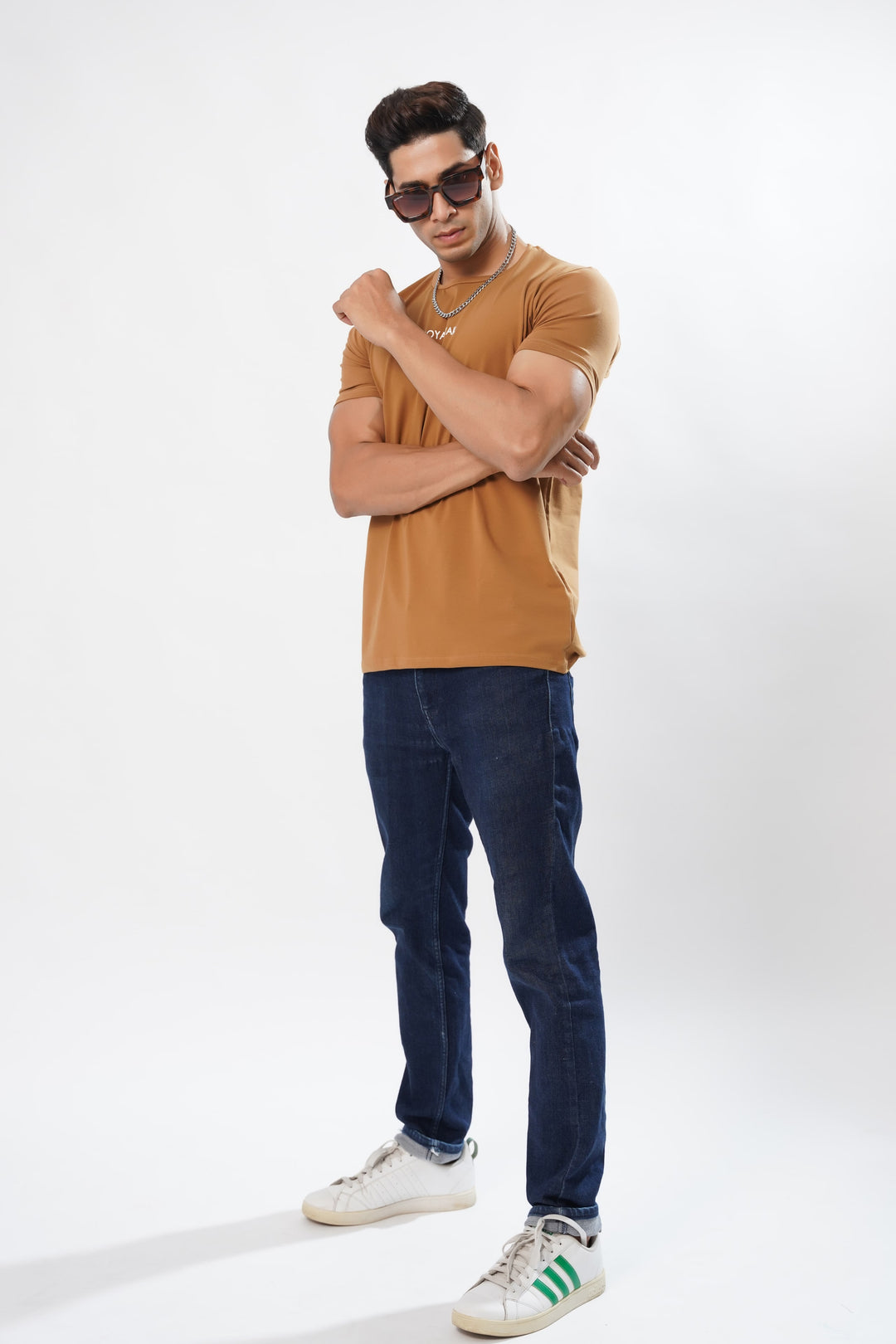 Brown Panda Graphic Organic Cotton T-Shirt for men, photo 7