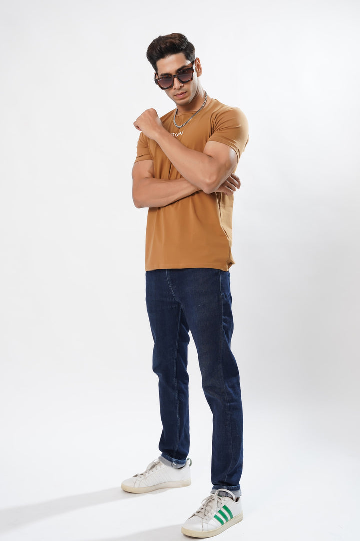Brown Panda Graphic Organic Cotton T-Shirt for men, photo 7