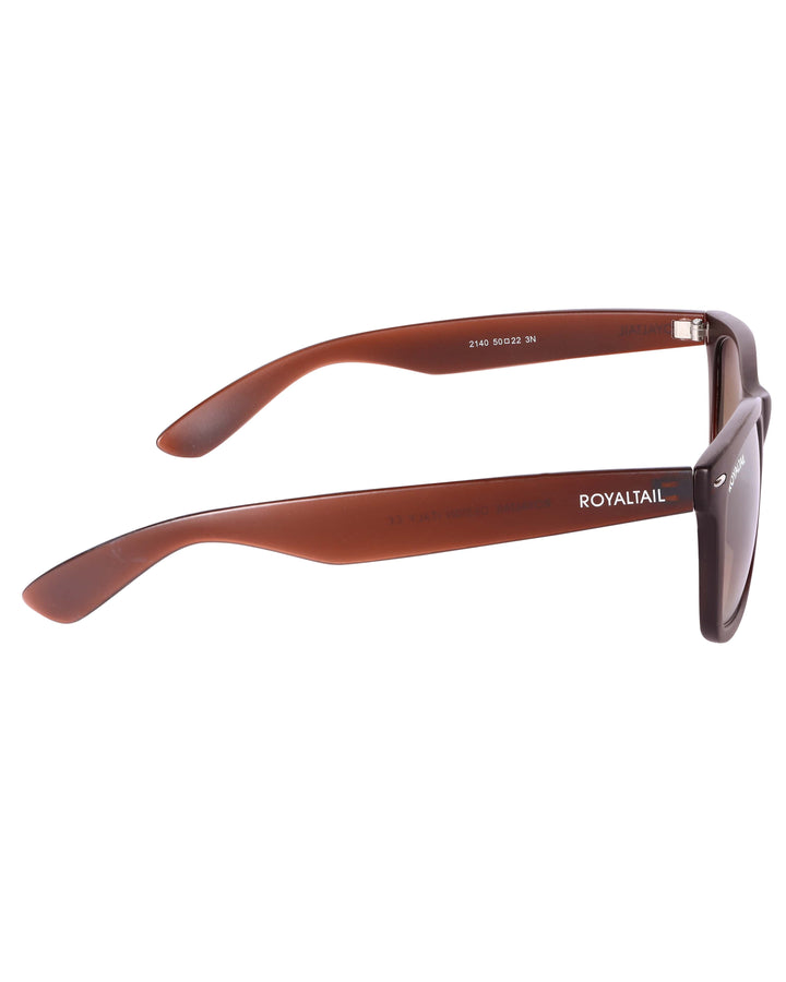 Brown wayfarer sunglasses with brown lenses, photo 8