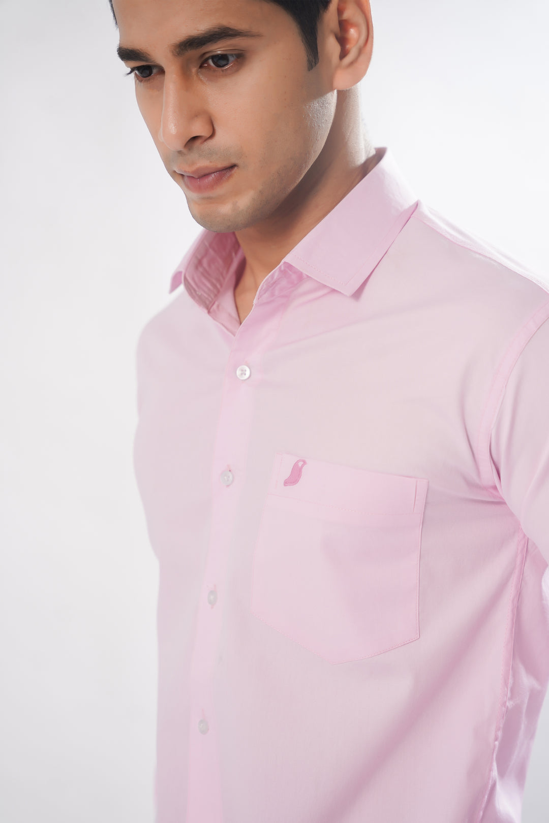 Cameo Pink Oxford Cotton Shirt for men – ROYALTAIL