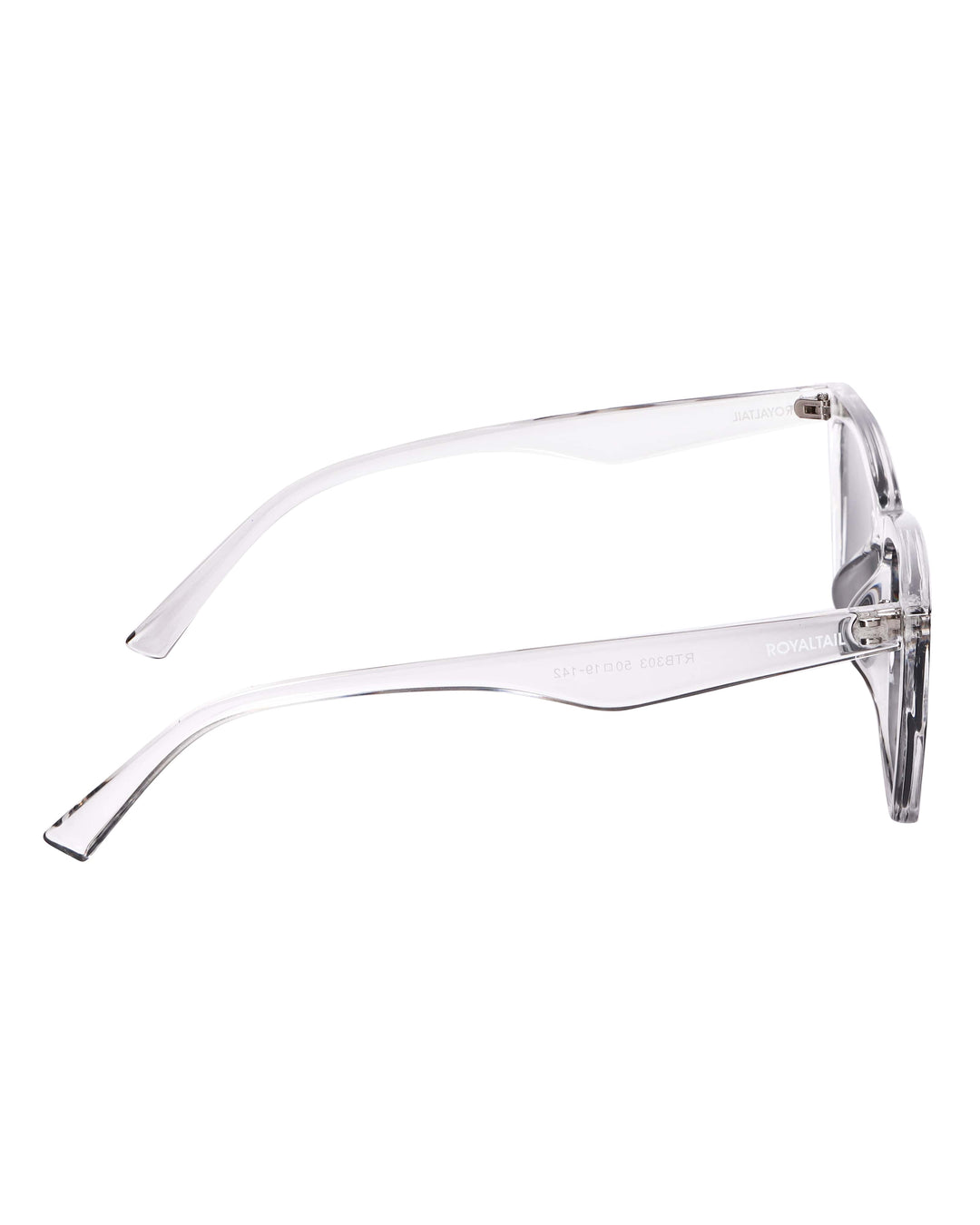 Clear cat-eye sunglasses with black lenses, photo 7