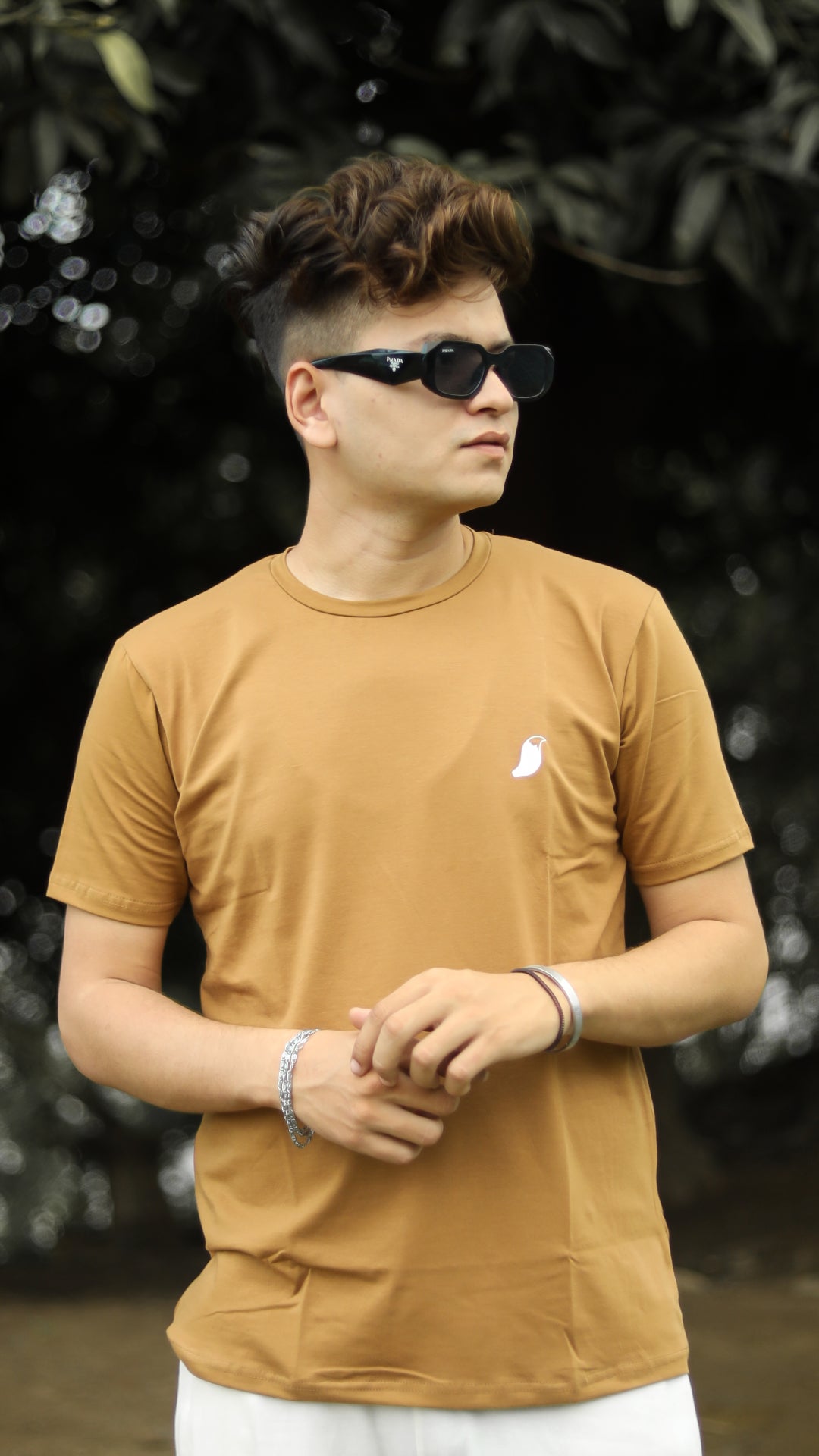 Coffee Brown Organic Cotton T-Shirt for men – ROYALTAIL