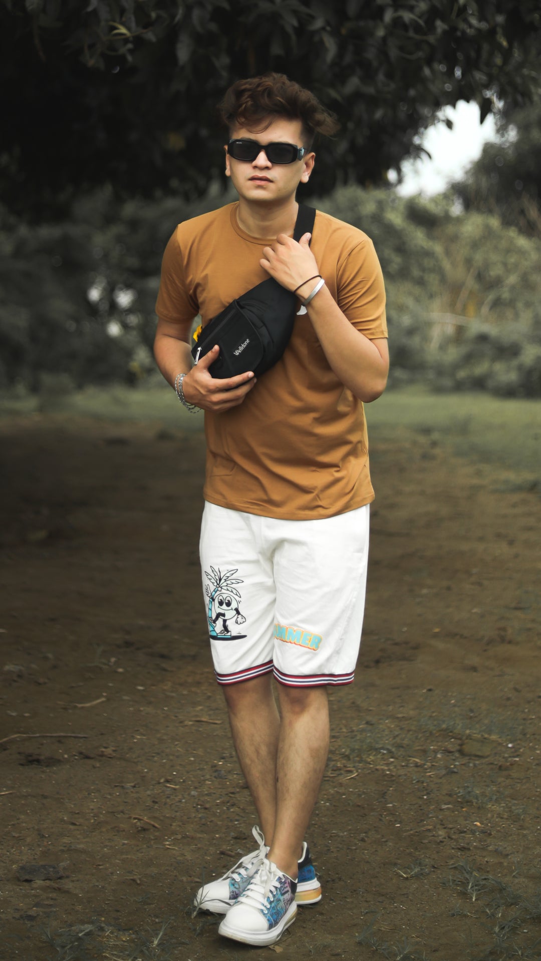 Coffee Brown Organic Cotton T-Shirt by ROYALTAIL