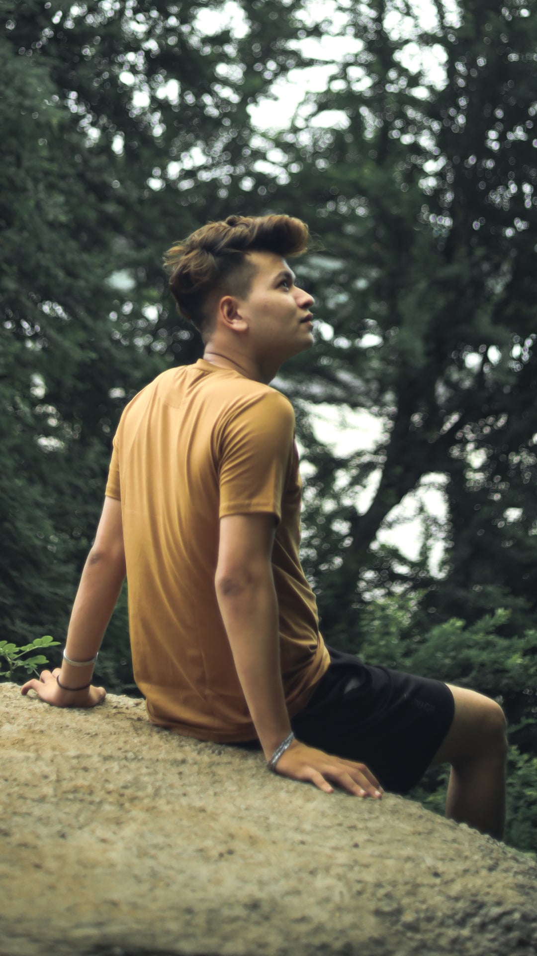Coffee Brown Organic Cotton T-Shirt for men, photo 4