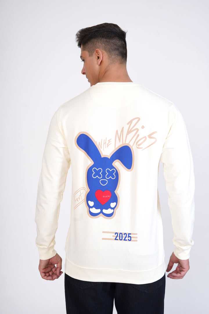 Men's Cream Organic Cotton Sweatshirt