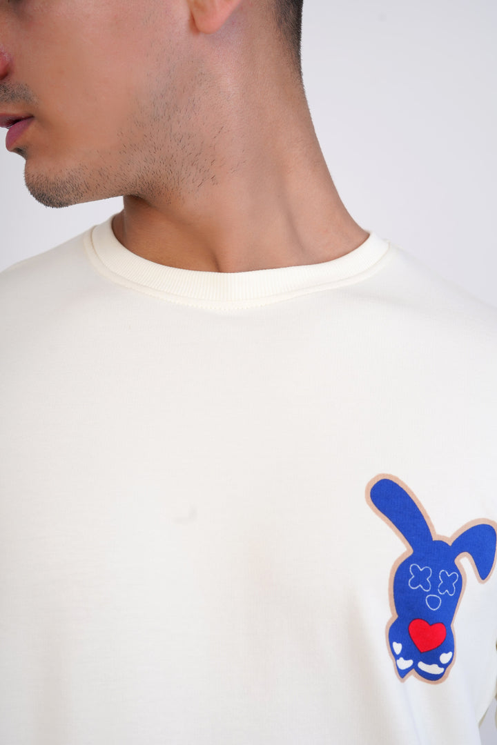 Cream Organic Cotton Sweatshirt for men, photo 7