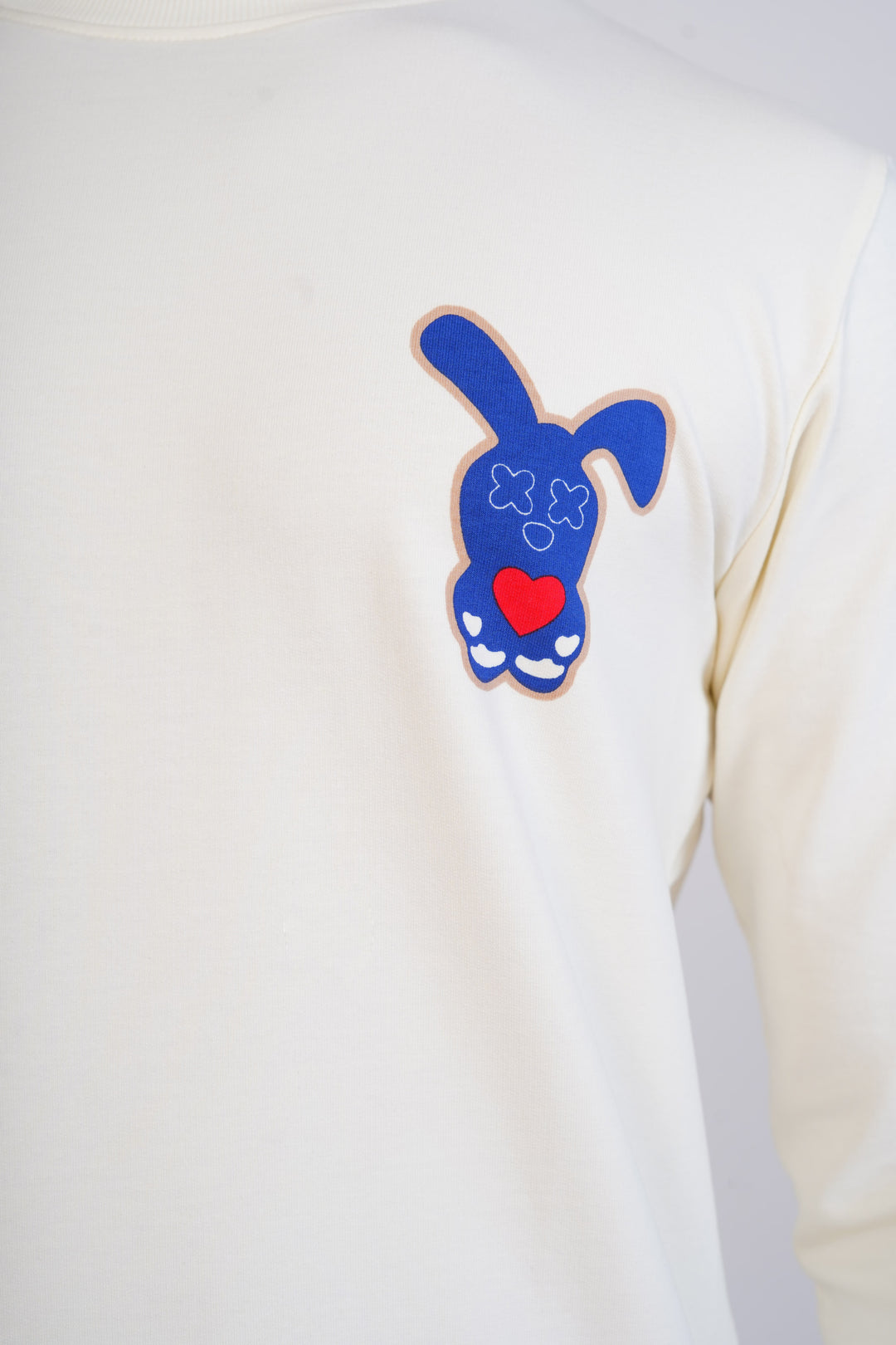 Cream Organic Cotton Sweatshirt for men, photo 8