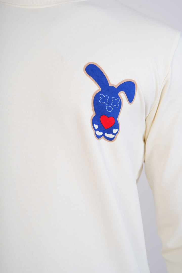 Cream Organic Cotton Sweatshirt for men, photo 8