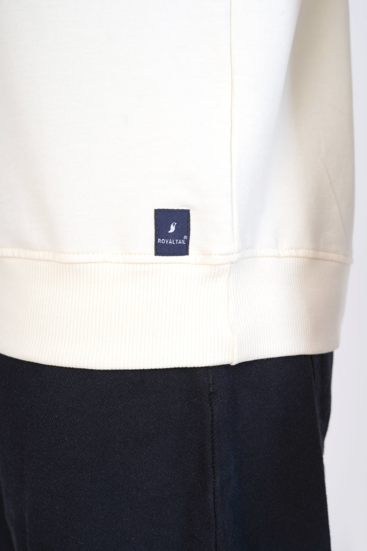 Cream Organic Cotton Sweatshirt for men, photo 9