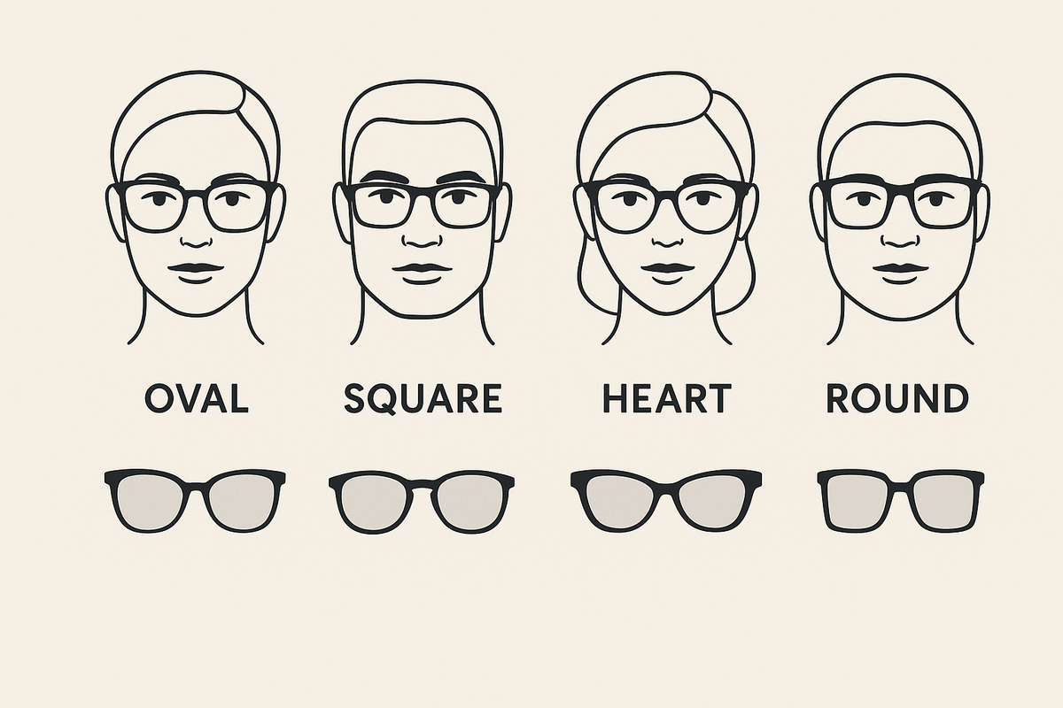 Face Shape & Frames: Your Style Guide to the Perfect Eyewear – ROYALTAIL
