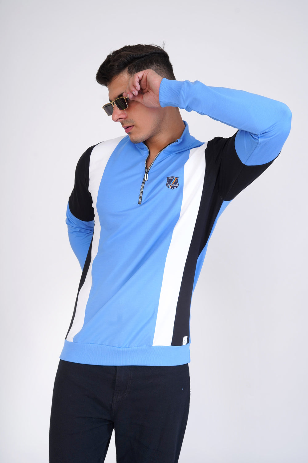 Men's Glacier Light Blue Organic Cotton Sweatshirt