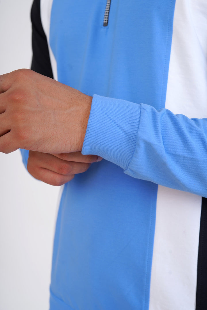 Glacier Light Blue Organic Cotton Sweatshirt for men, photo 7