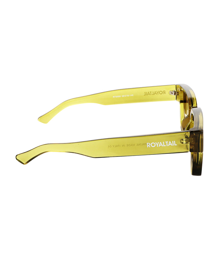 Haze green thick square sunglasses with brown lenses, photo 8