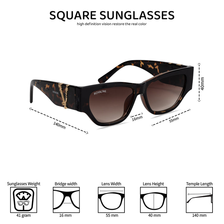Vintage Cat Eye Brown Sunglasses For Men And Women