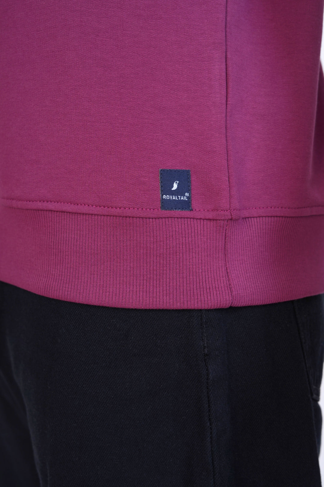 Maroon Graphic Organic Cotton Sweatshirt for men, photo 6