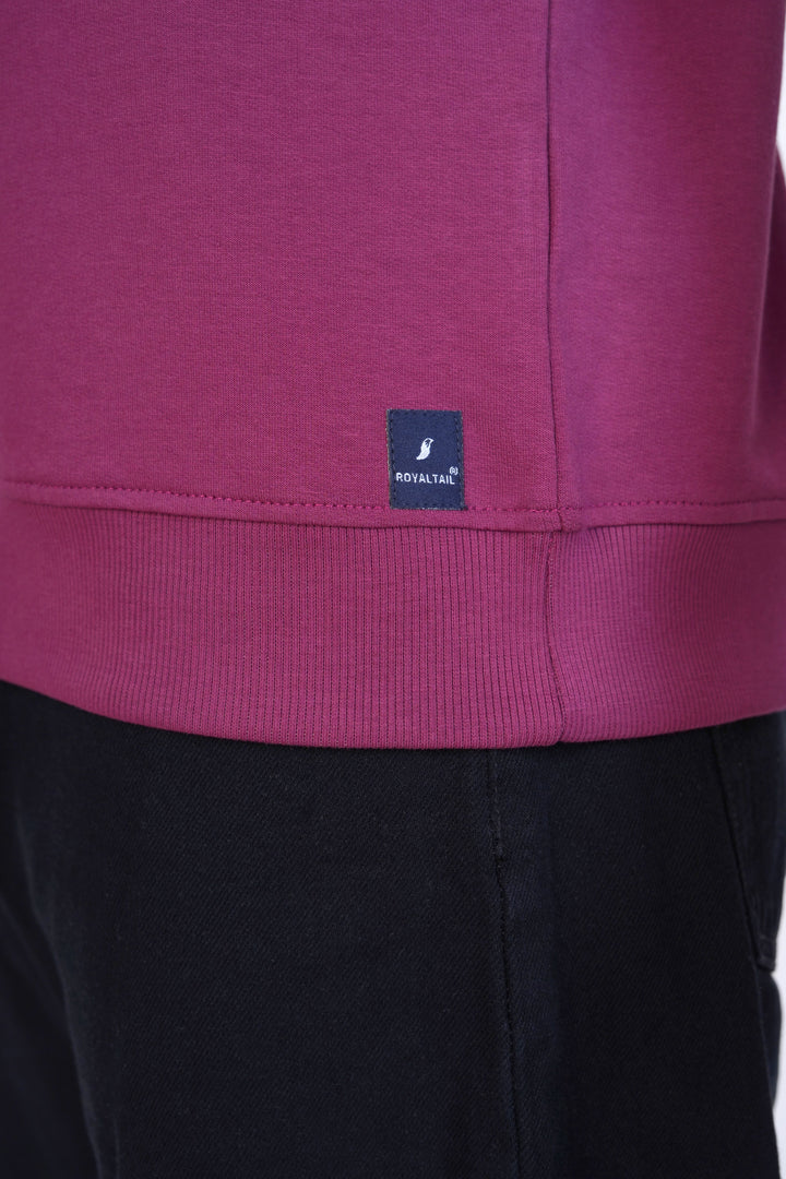 Maroon Graphic Organic Cotton Sweatshirt for men, photo 6
