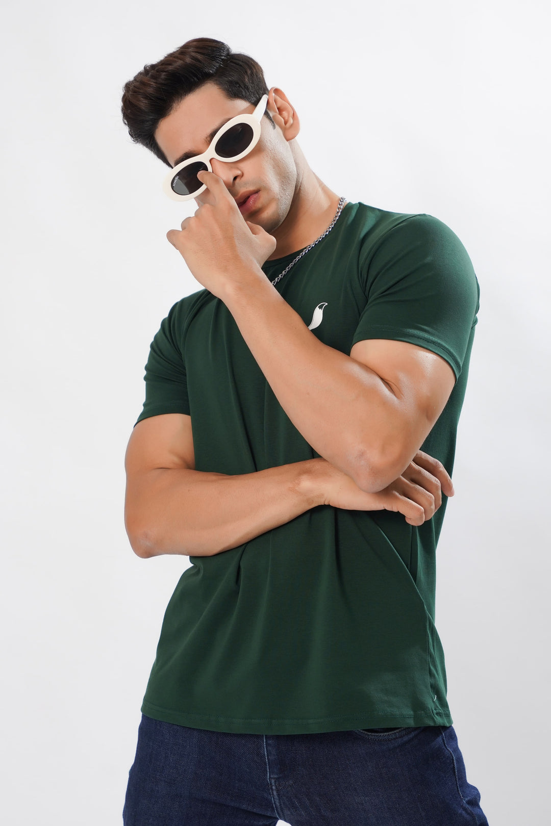 Modesto Green Organic Cotton T-Shirt for men – ROYALTAIL