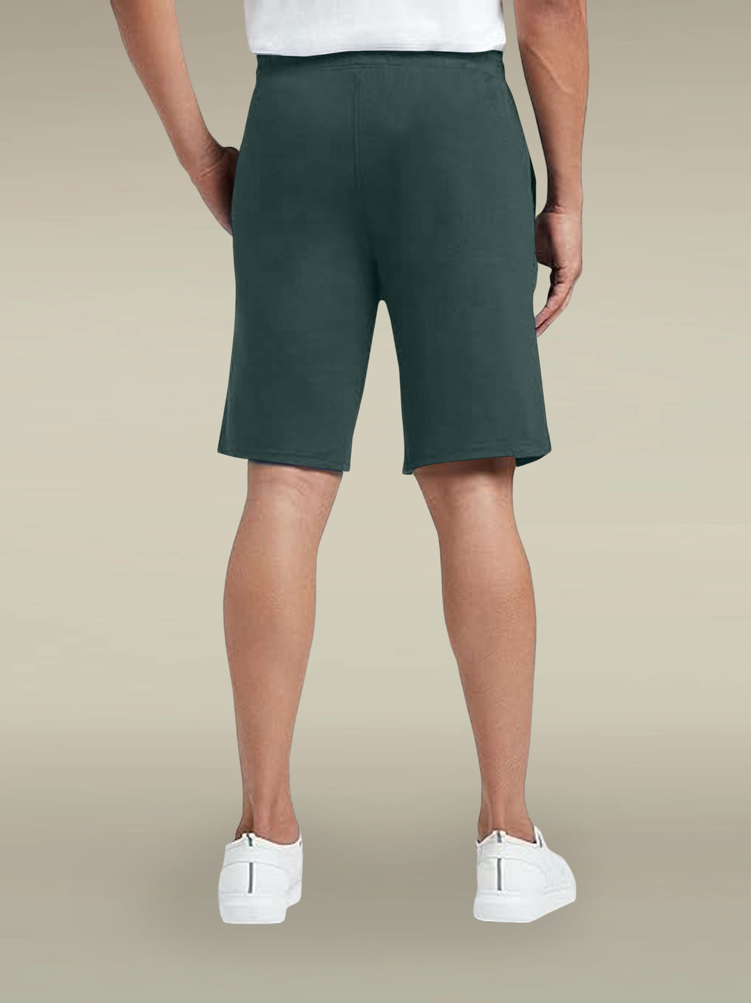 Mountain Green Cotton Swim Shorts for men, photo 4