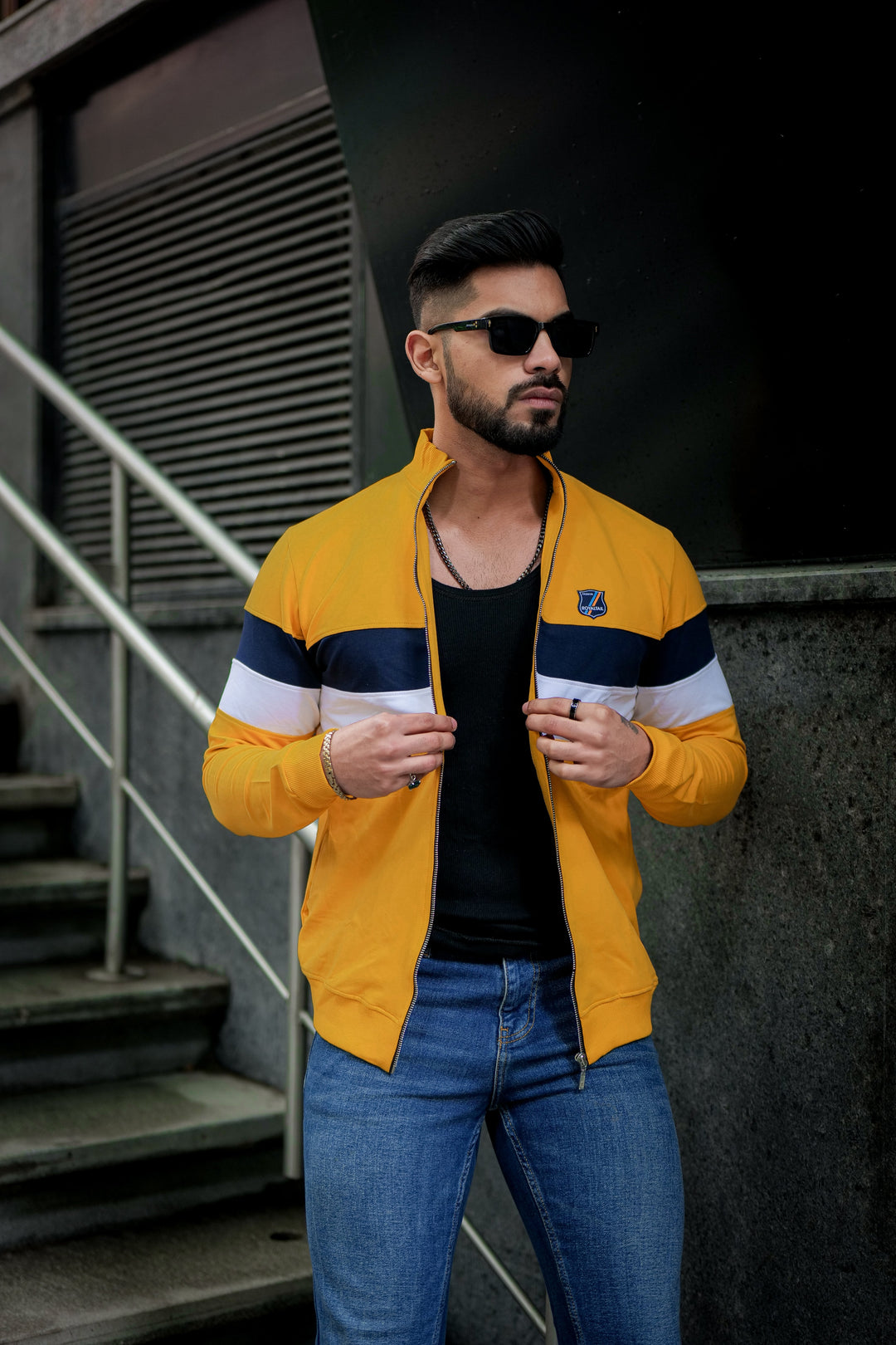 Men's Mustard Yellow Organic Cotton Sweatshirt