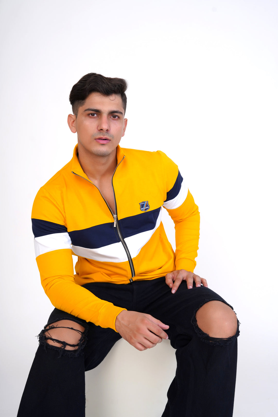 Mustard Yellow Organic Cotton Sweatshirt by ROYALTAIL