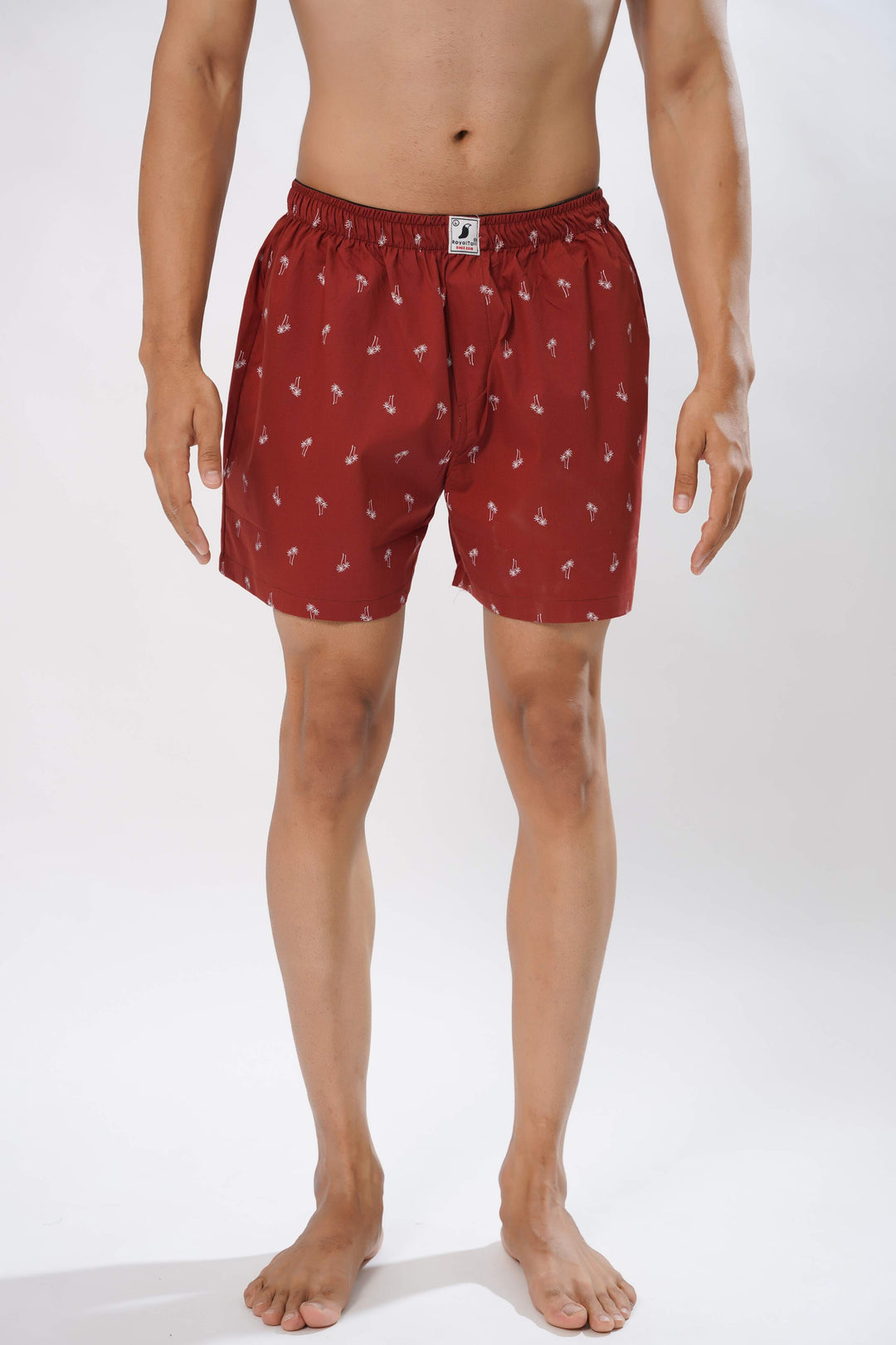 Red Print Boxer Shorts for men, photo 4