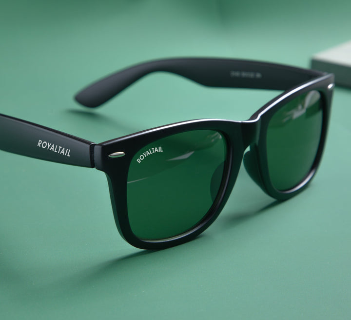 royaltail green sunglasses wayfarer
