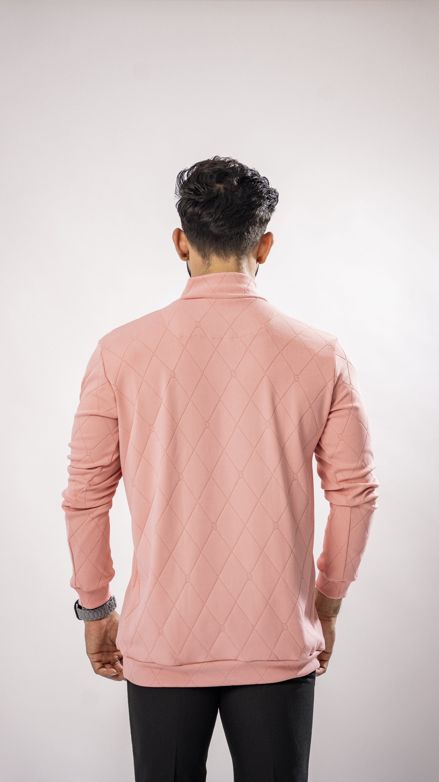 ROSE PINK HIGH NECK PREMIUM SUPER SOFT T-SHIRT - Royaltail