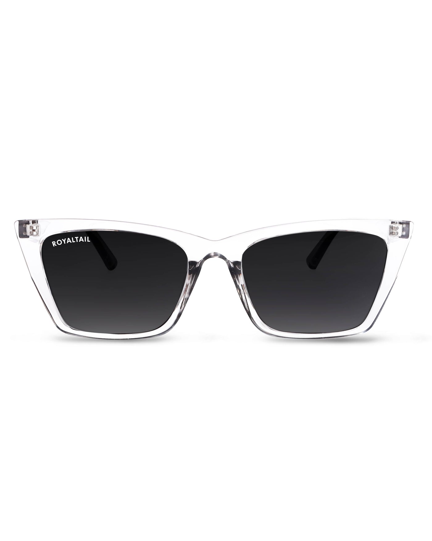 Cat-Eyes Clear Black UV Protected Sunglasses RT049