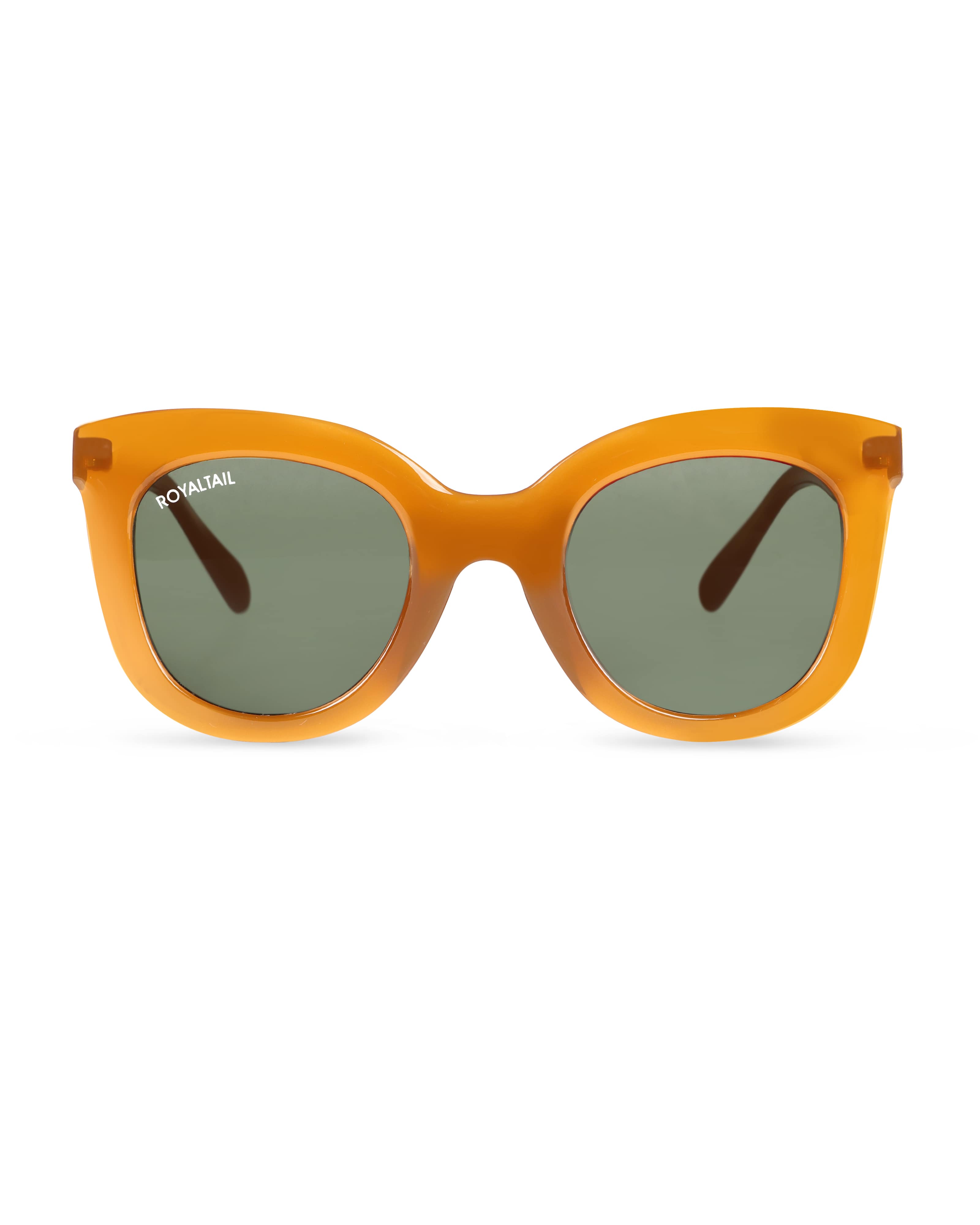 Orange cheap plastic sunglasses