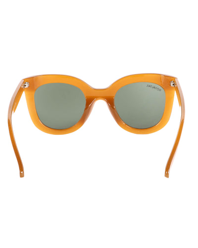 Squared Orange UV Protected Oval Sunglasses RT051