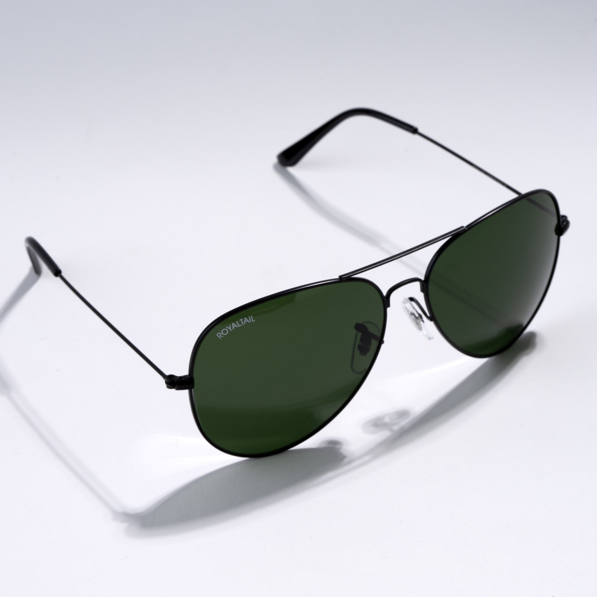 Black Lightweight Flexible Aviator Gradient Sunglasses with Blue Sunwear  Lenses - Dawn