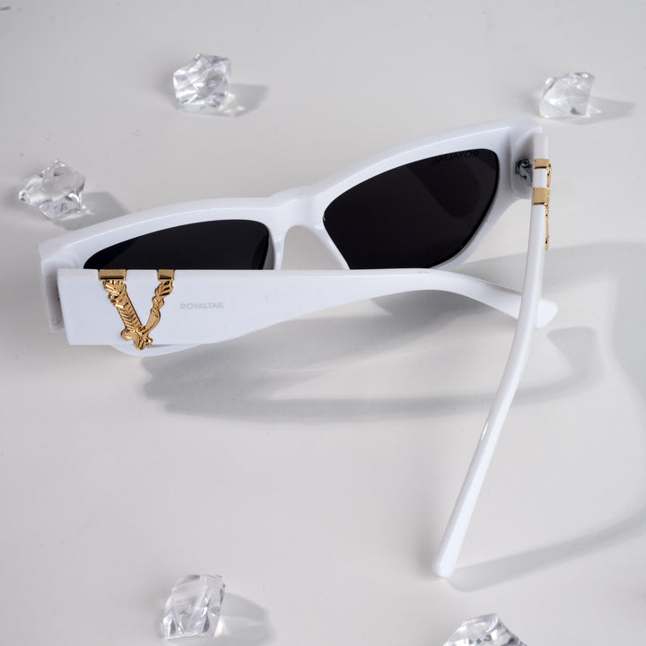 Vintage Cat Eye White Sunglasses For Men And Women