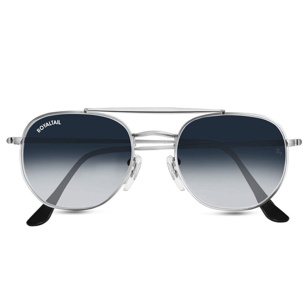 royaltail sunglasses square rt rou silver blue