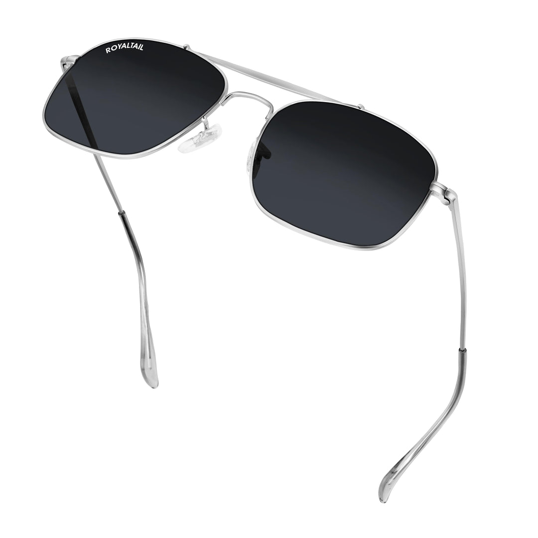 royaltail sunglasses square rt squ silver black
