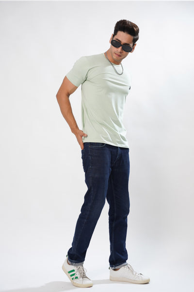 GULF STREAM GREEN PREMIUM ORGANIC SUPER SOFT COTTON T-SHIRT
