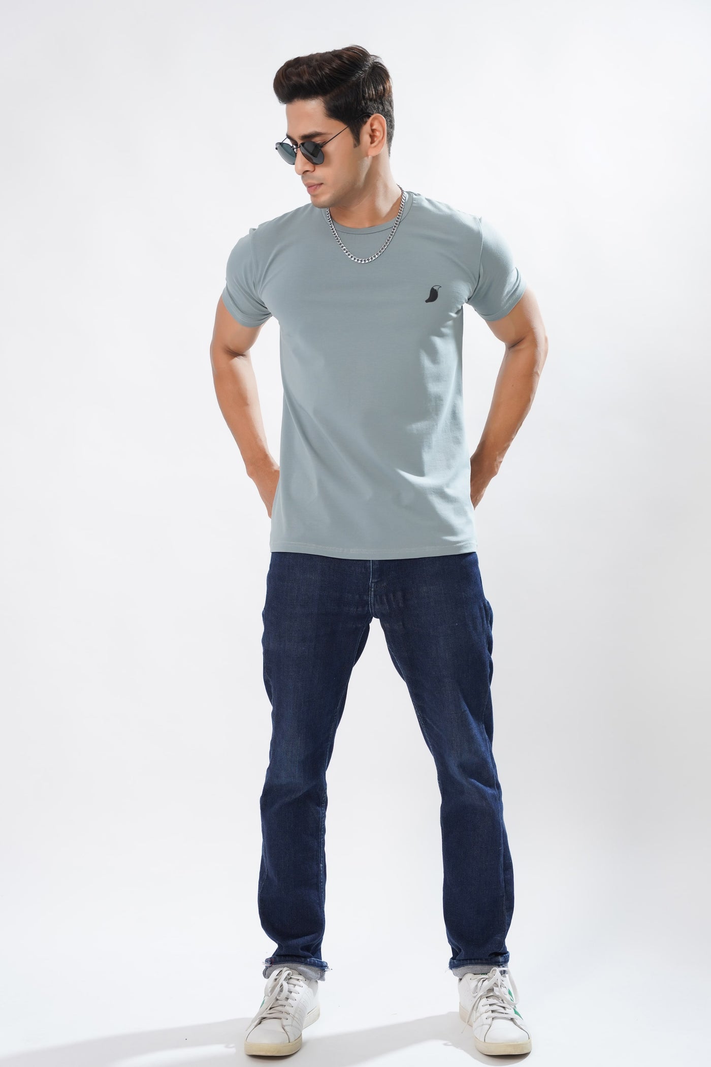 SEE THE REALITY GREY  PREMIUM ORGANIC SUPER SOFT COTTON T-SHIRT