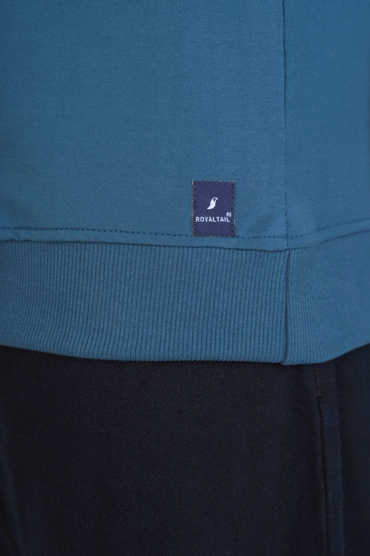 Deep Sea Blue Premium Organic Soft Cotton Sweatshirt