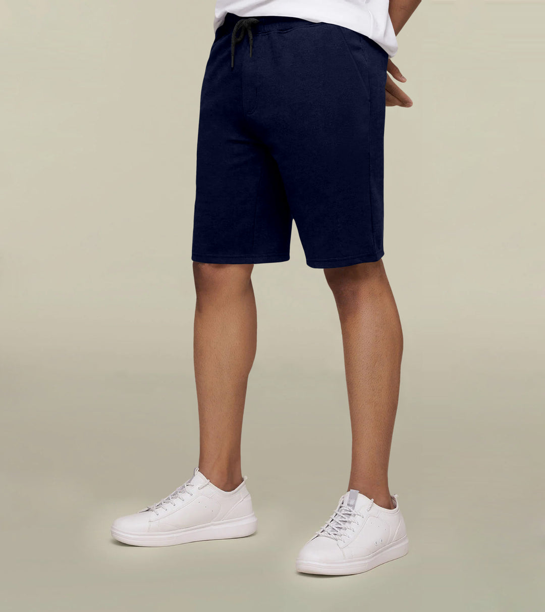Florecent Navy Blue Premium Cotton Shorts