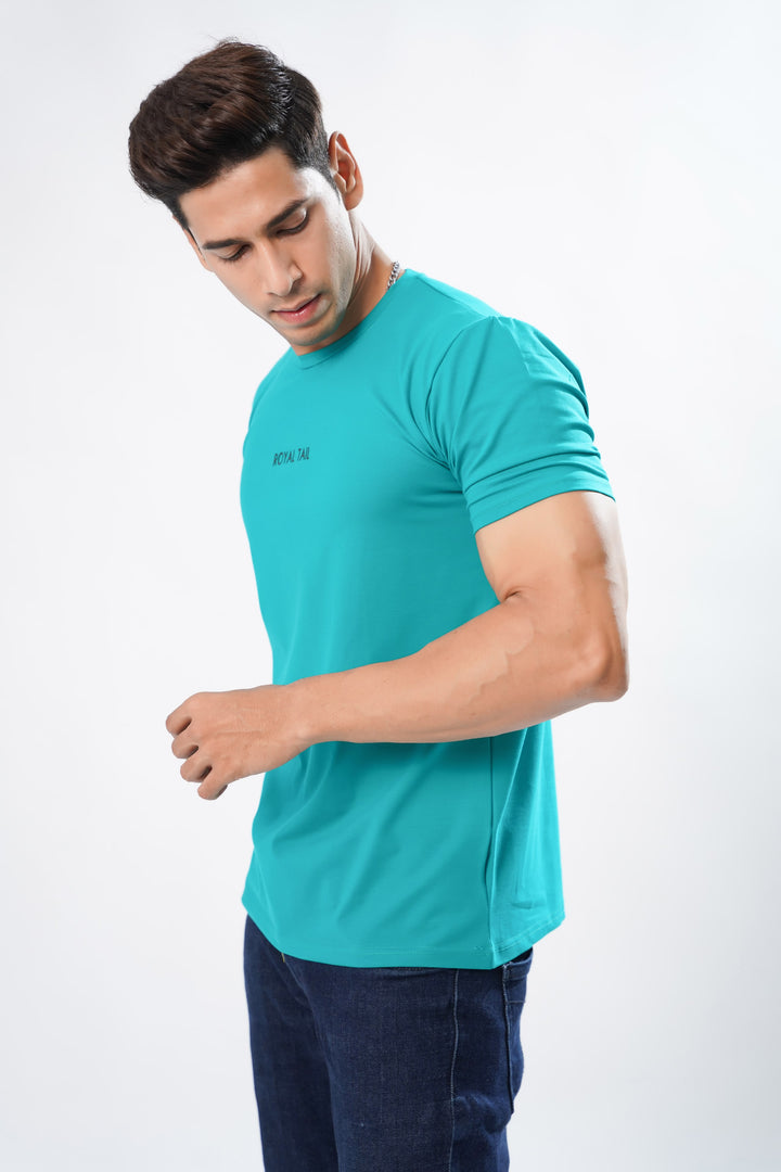 Sapphire Blue Organic Cotton T-Shirt for men – ROYALTAIL