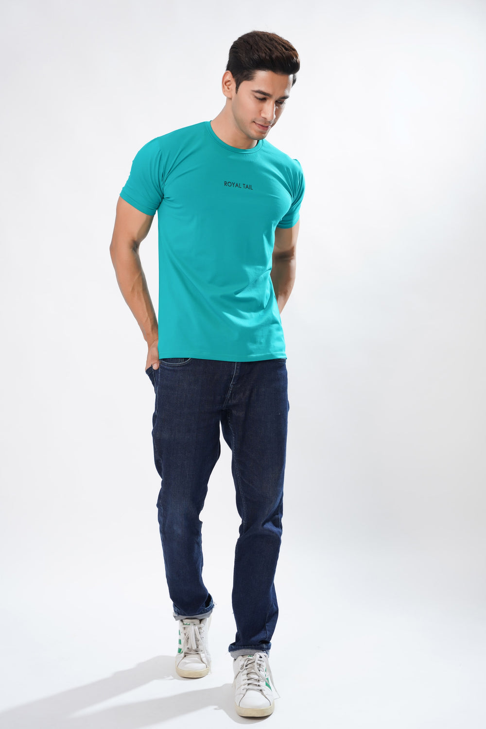 Men's Sapphire Blue Organic Cotton T-Shirt
