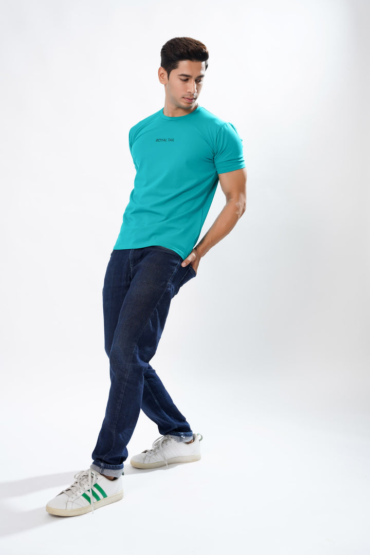 Sapphire Blue Organic Cotton T-Shirt by ROYALTAIL