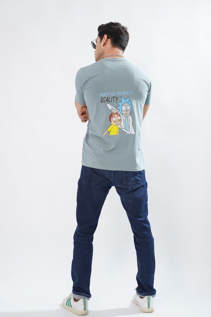 See The Reality Grey Graphic Cotton T-Shirt for men, photo 5