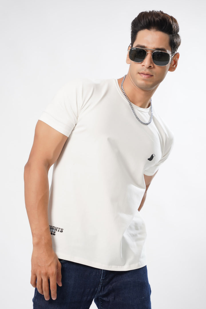 Snow Wolf Graphic White Organic Cotton T-Shirt for men – ROYALTAIL