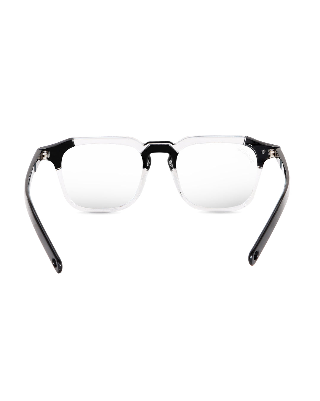 Clear Glass and Black Frame Square Kingsman-02 Series Sunglasses - Royaltail