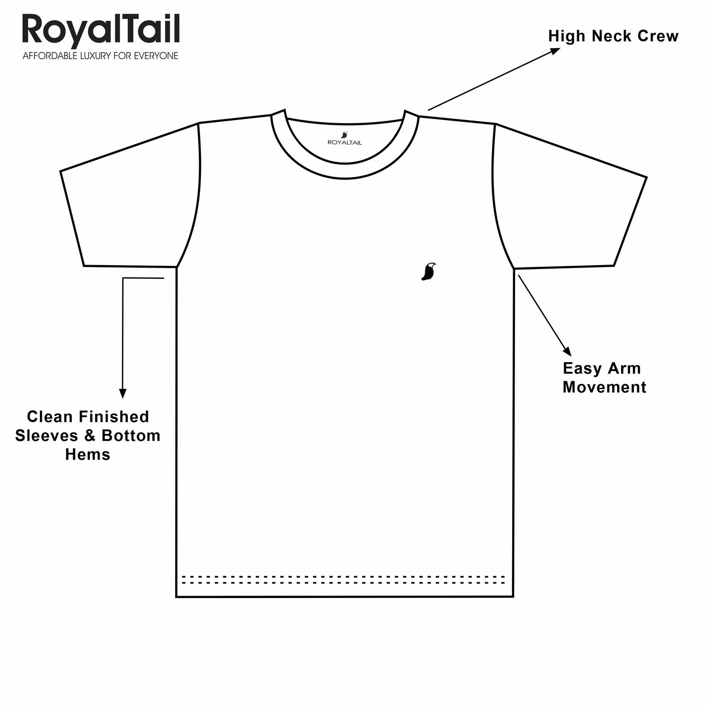 GULF STREAM GREEN PREMIUM ORGANIC SUPER SOFT COTTON T-SHIRT - Royaltail