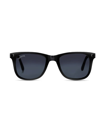 Black Glass and Black Frame Square Helmatta 4287 Edition Sunglasses - Royaltail