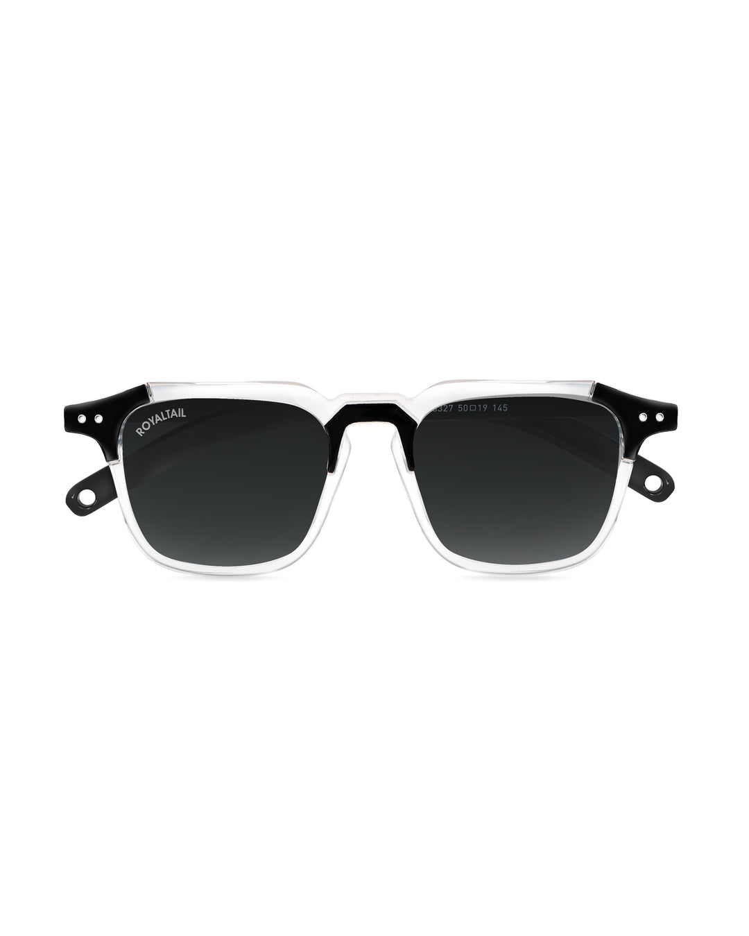 ROYALTAIL black square sunglasses, black lens